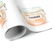 Glass Money Travel Jar Geschenkpapier (Rolleneckpunkt)