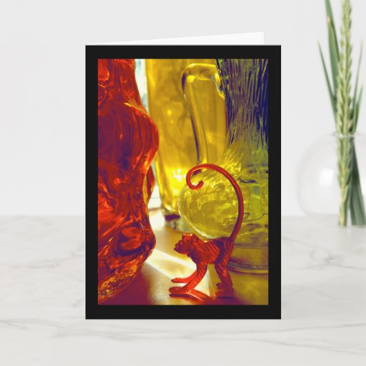 Glass Monkey Karte (Vorderseite)