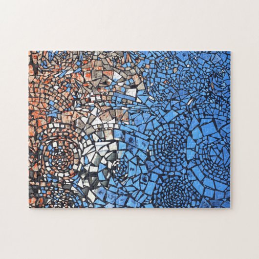 Glass mosaic abstract puzzle (Horizontal)