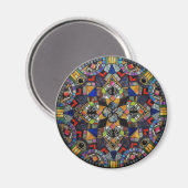 Glass Mosaic Mandala Magnet (Vorderseite/Rückseite)