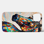 Glass-Mosaikpferd aus Multicolor 15 Case-Mate iPhone Hülle (Rückseite (Horizontal))