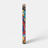 Glass-Mosaikpferd aus Multicolor 15 Samsung Galaxy Hülle (Linke Seite)