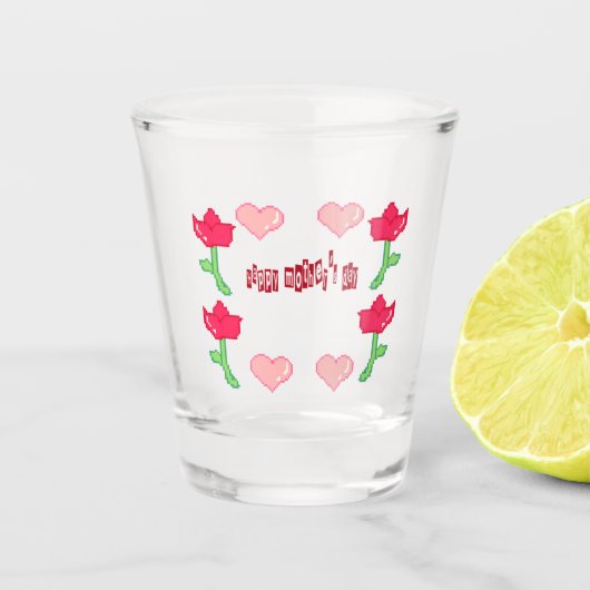 Glass mother's day schnapsglas (Vorderseite)