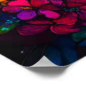 Glass Oaster Bunny Fantasy Poster (Ecke)