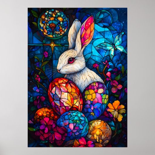 Glass Oaster Bunny Fantasy Poster (Vorne)