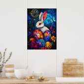 Glass Oaster Bunny Fantasy Poster (Küche)