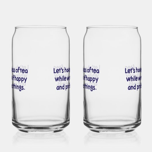 Glass of Tea Glass Dosenglas (Rechts)