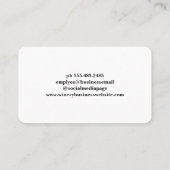 Glass of Wine Pour | Tastings Visitenkarte (Rückseite)