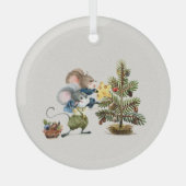 Glass Ornament - Christmas Mice Aus Glas (Vorderseite)