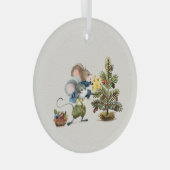 Glass Ornament - Christmas Mice Aus Glas (Vorderseite Rechts)