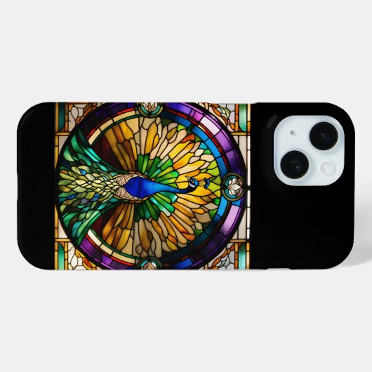 Glass Peacock Case-Mate iPhone Hülle (Rückseite (Horizontal))