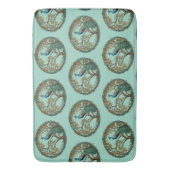 Glass Peacock Herbstbaum Badematte (Vorderseite Vertikal)