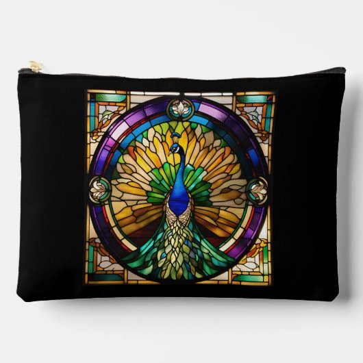 Glass Peacock Zubehörtasche (Vorderseite)
