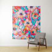 Glass Poppies Wandteppich (Beispiel)