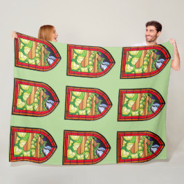 Glass Quetzalcoatl Fleecedecke