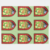 Glass Quetzalcoatl Fleecedecke (Vorderseite (Horizontal))