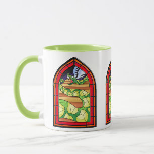 Glass Quetzalcoatl Tasse