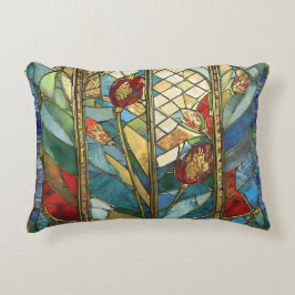 Glass Rote Hauptopftiere bei Sonnenaufgang Dekokissen