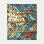 Glass Rote Hauptopftiere bei Sonnenaufgang Fleecedecke (Vorderseite)