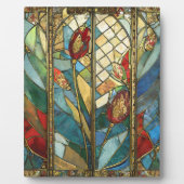 Glass Rote Hauptopftiere bei Sonnenaufgang Fotoplatte (Vorderseite)