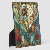 Glass Rote Hauptopftiere bei Sonnenaufgang Fotoplatte (Seite)