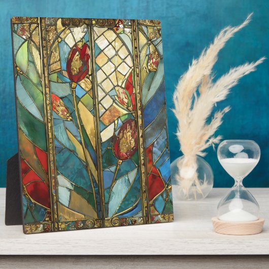 Glass Rote Hauptopftiere bei Sonnenaufgang Fotoplatte (Seite)