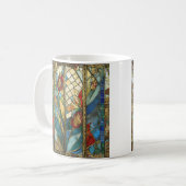 Glass Rote Hauptopftiere bei Sonnenaufgang Kaffeetasse (Vorderseite Links)