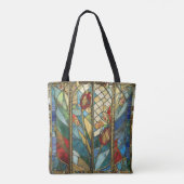 Glass Rote Hauptopftiere bei Sonnenaufgang Tasche (Rückseite)