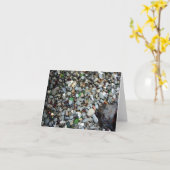 Glass Sand Karte (Gelbe Blume)