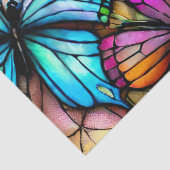 Glass-Schmetterlinge Seidenpapier (Detail)