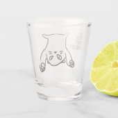 Glass Schnapsglas (Rückseite)