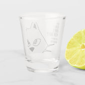 Glass Schnapsglas (Rückseite)