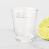 Glass Schnapsglas (Rückseite)