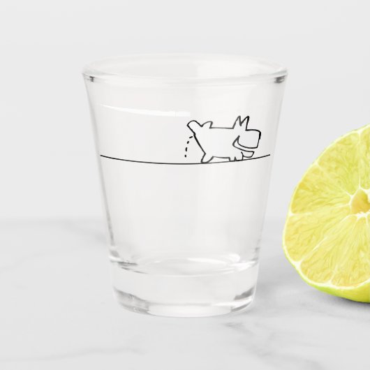 Glass Schnapsglas (Vorderseite)