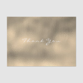 Glass Sepia Gold Blush Metallic Vielen Dank Seidenpapier