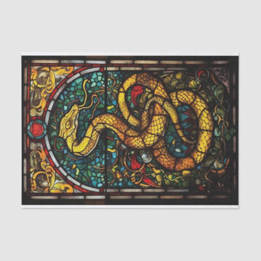 Glass Serpent Seidenpapier (Vorderseite)
