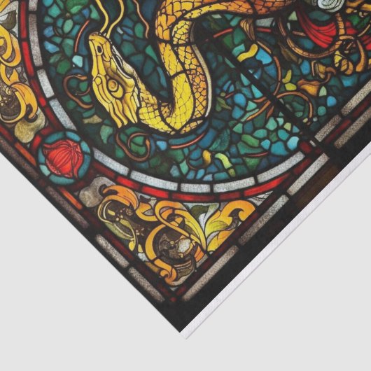 Glass Serpent Seidenpapier (Ausschnitt)