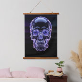 Glass Skull Wandteppich Mit Holzrahmen (Schlafzimmer)