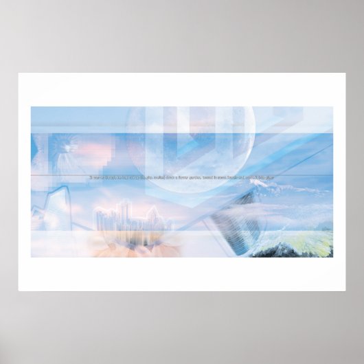 Glass Sky Poster (Vorne)