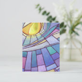 Glass Sky Postkarte (Stehend Vorderseite)