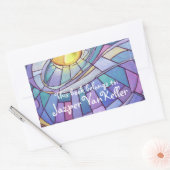 Glass Sky Rechteckiger Aufkleber (Umschlag)