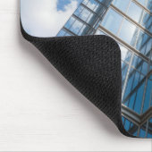 Glass Skyscraper With Cloud Refection Mousepad (Ecke)