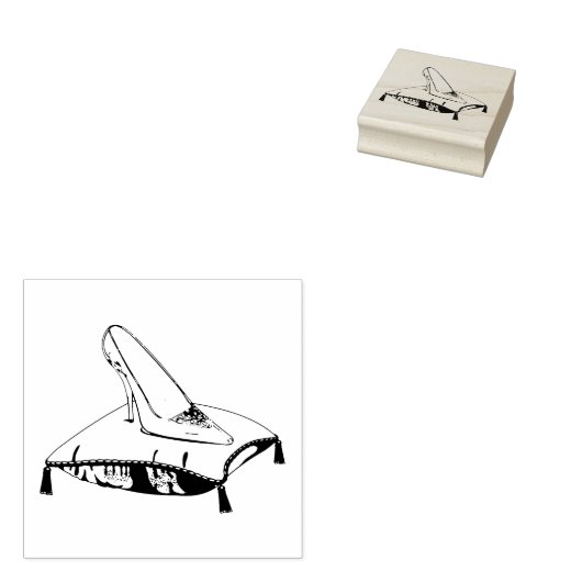 Glass Slipper Gummistempel (Stempel)