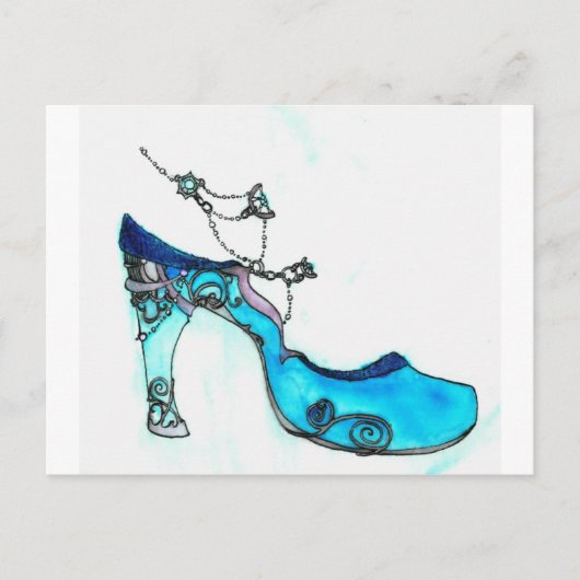 Glass Slipper Postkarte (Vorderseite)