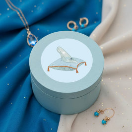 Glass Slipper Runder Aufkleber