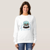 Glass Snowball Winter Village Bright Christmas Sweatshirt (Vorne ganz)