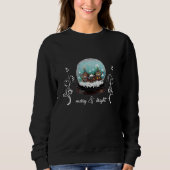 Glass Snowball Winter Village Bright Christmas Sweatshirt (Vorderseite)