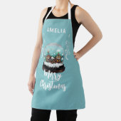 Glass Snowball Winter Village Folies Weihnachten Schürze (InSitu)