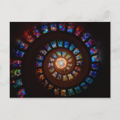 Glass Spiral Window Postkarte (Vorderseite)