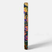 Glass Style Peacock Tough iPhone Case (Rückseite / Links)